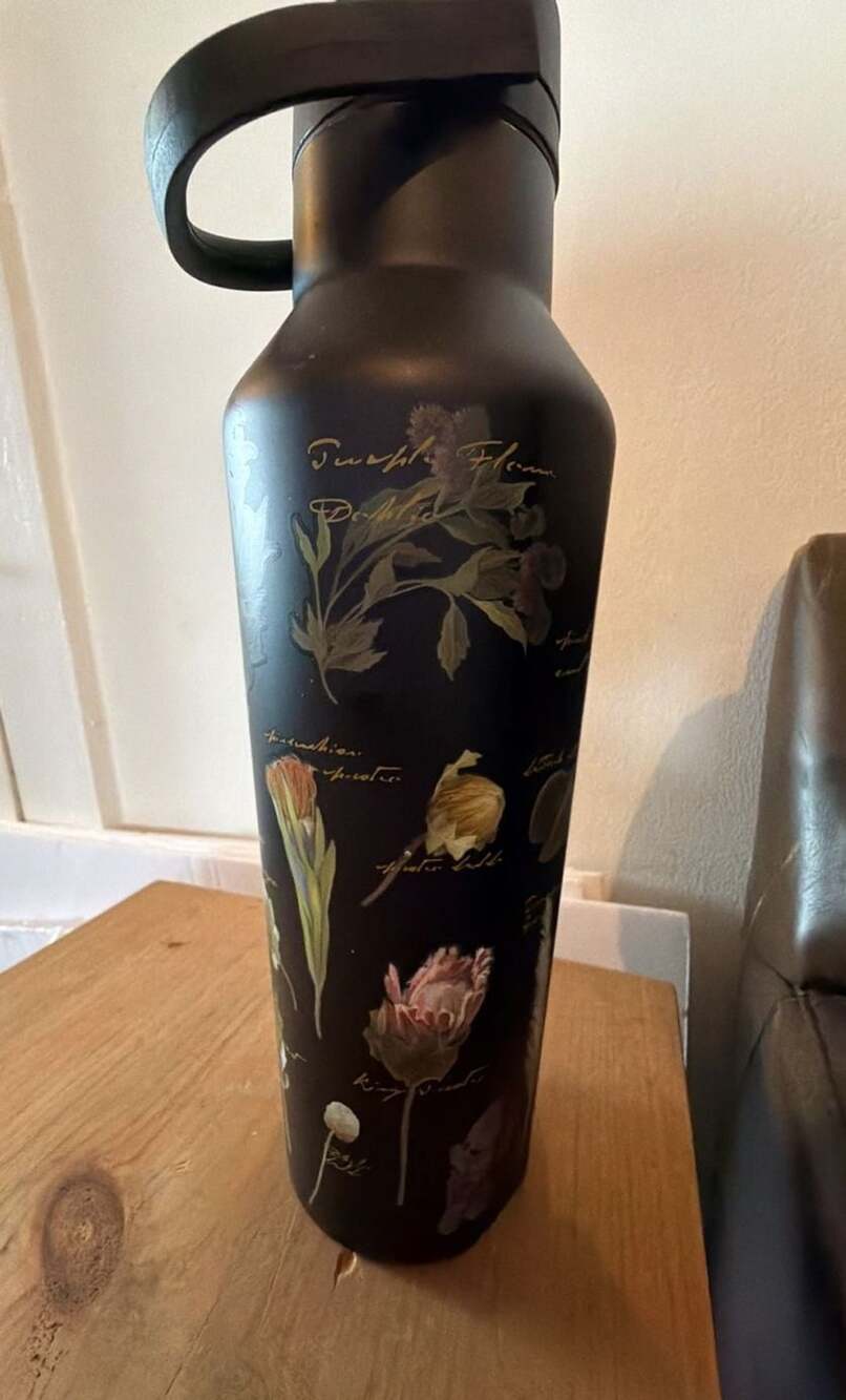 Corkcicle Harry Potter Herbology Canteen Size 20 oz Black Water Bottle